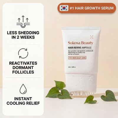 Korean Hair Growth Serum for Thinning Hair & Shedding