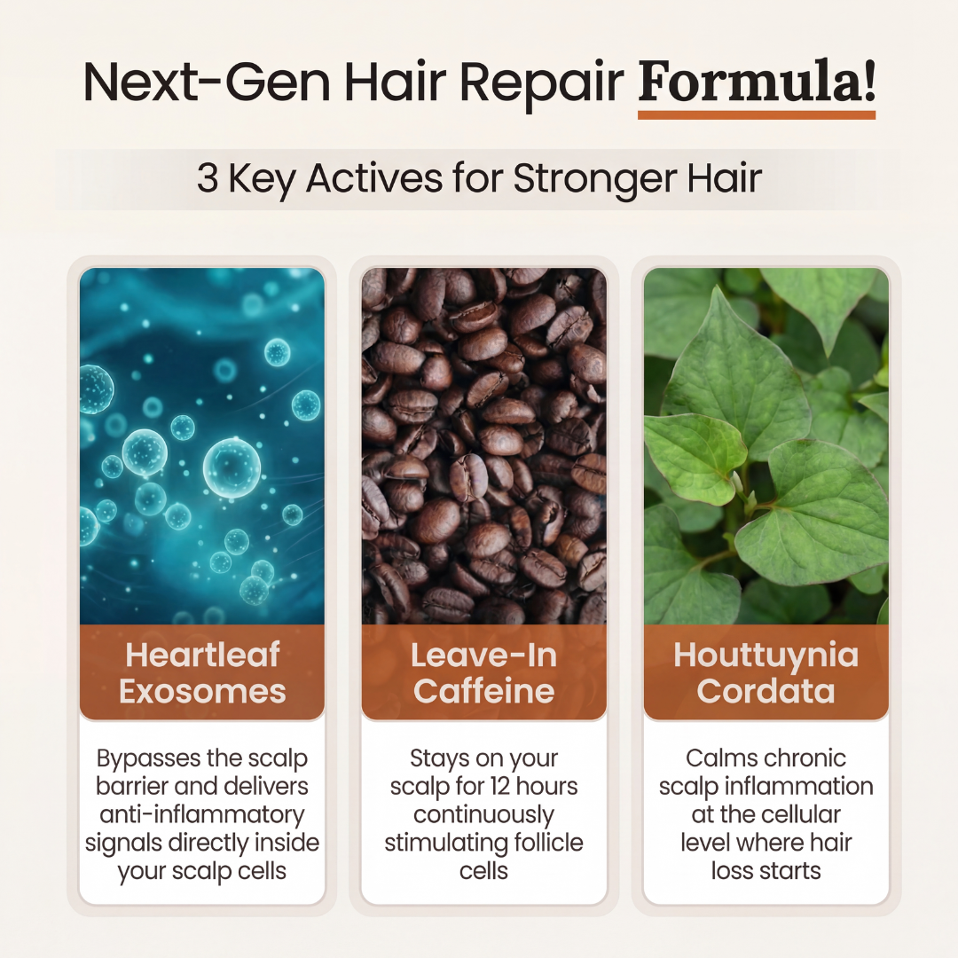 Reduce Shedding & Thinning Hair at the Root Powered by Korean Hair Science