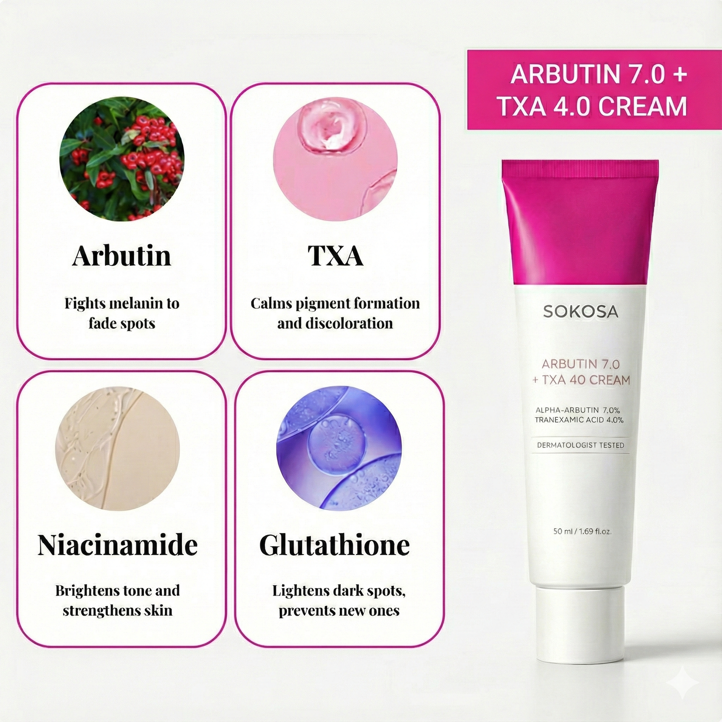 Sokosa Korean Brightening Cream