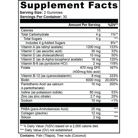 Hair Repair & Anti-Stress Gummies